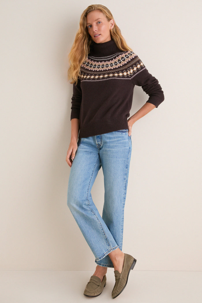 Seal Brown Darwen Knitted Jumper