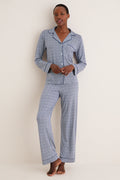 Seashell Navy Gisele Printed Long PJ Set