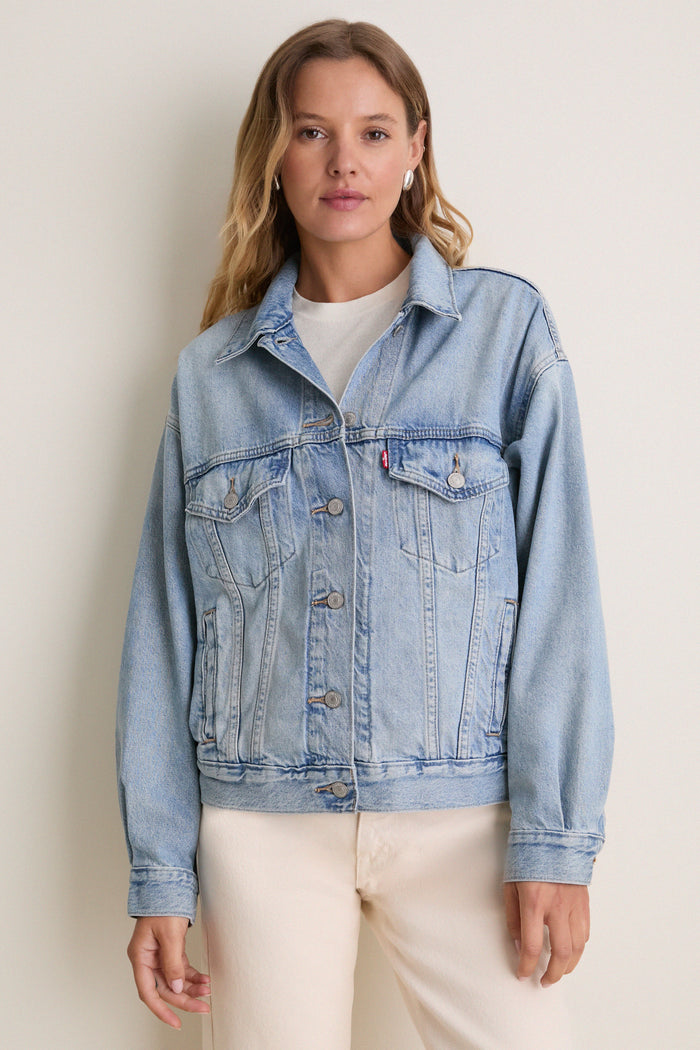 She Knew '90s Trucker Jacket