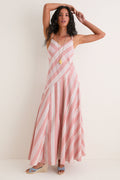 Sicilian Stripe Florentia Maxi Dress