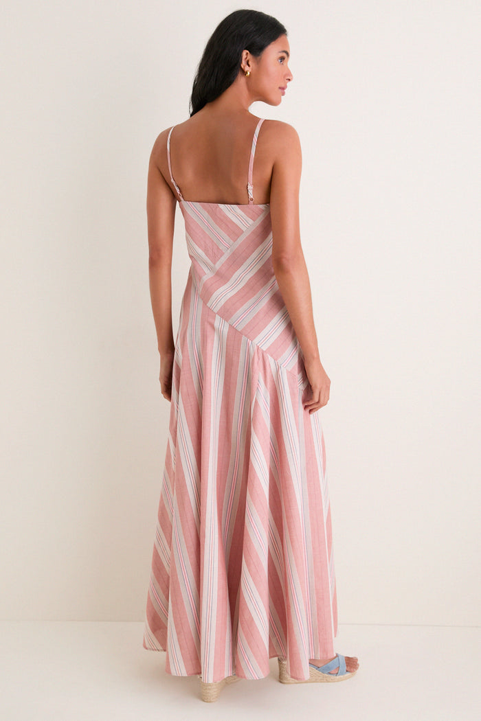 Sicilian Stripe Florentia Maxi Dress