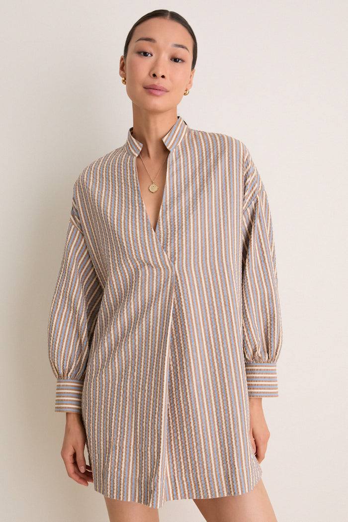Siena Cotton Stripe Mia Dress