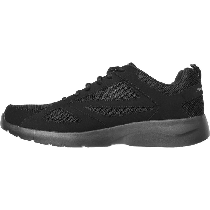 Skechers Mens Dynamight 2.0 Lace Up Memory Foam Trainer Black