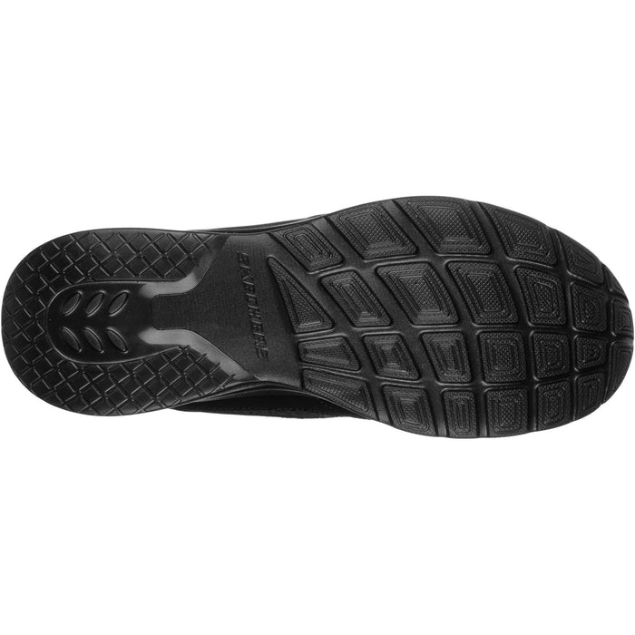 Skechers Mens Dynamight 2.0 Lace Up Memory Foam Trainer Black