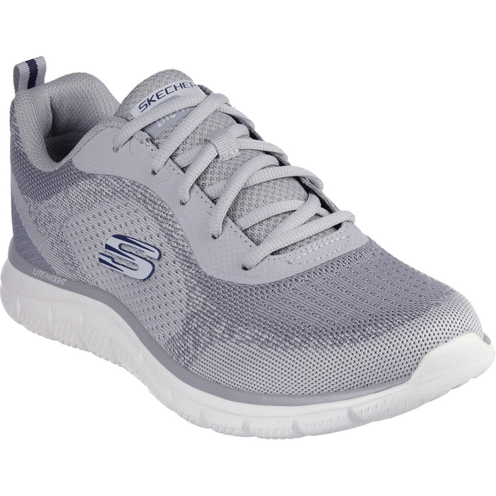 Skechers Mens Track Glendor Shoe Grey