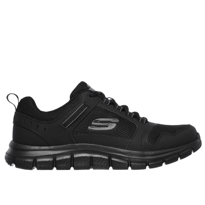 Skechers Mens Track Knockhill Shoes Black