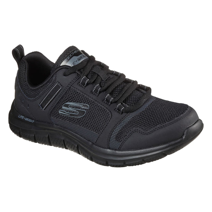 Skechers Mens Track Knockhill Shoes Black