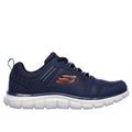 Skechers Mens Track Knockhill Shoes Navy/Orange