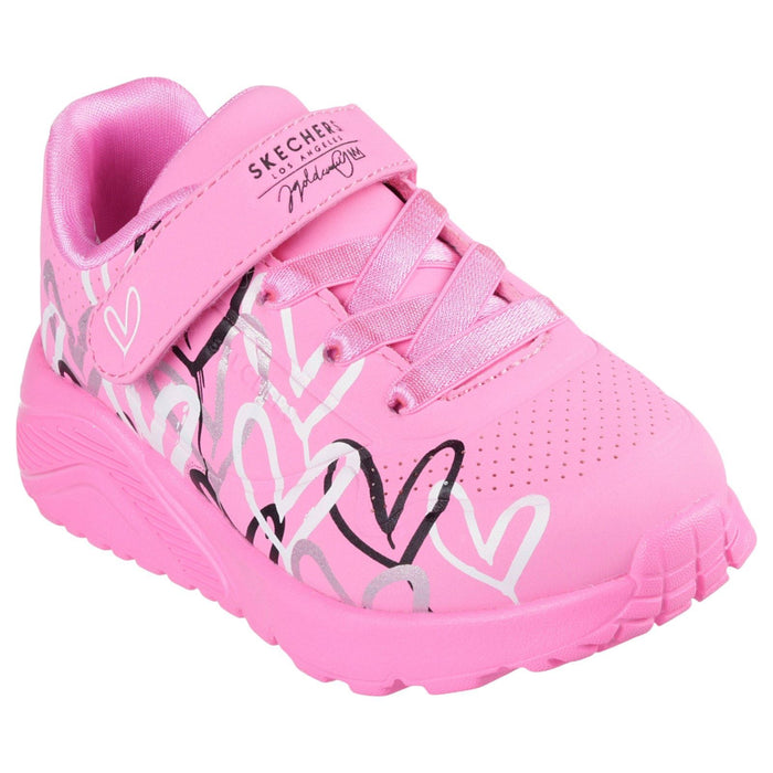 Skechers Girl X JGLDCRWN Uno Lite LV Pnk