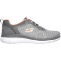 Skechers Womens Bountiful Quick Path Shoes Grey/Coral