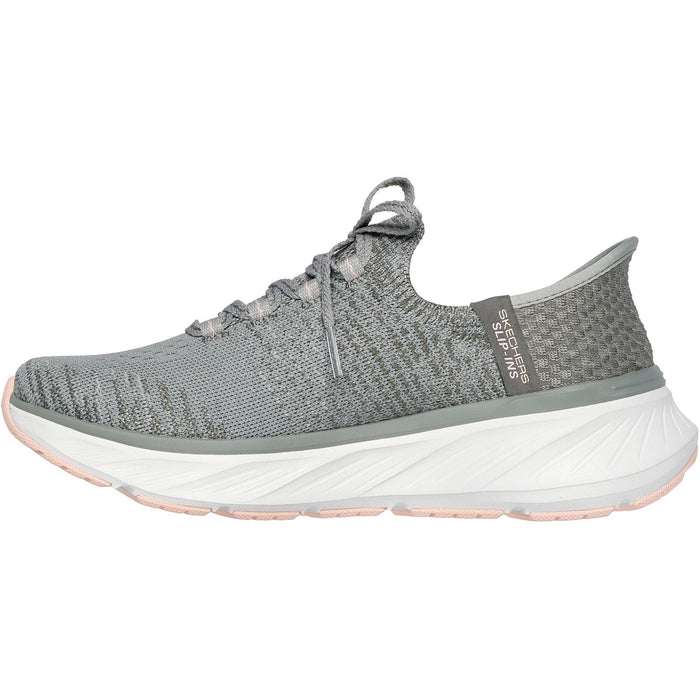 Skechers Womens Edgeride Impression Shoes Green/Orange