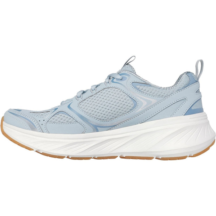 Skechers Womens Edgeride Silver Eclipse Trainers Blue