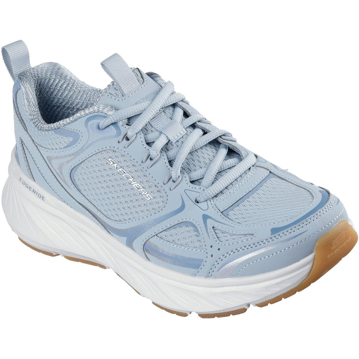 Skechers Womens Edgeride Silver Eclipse Trainers Blue