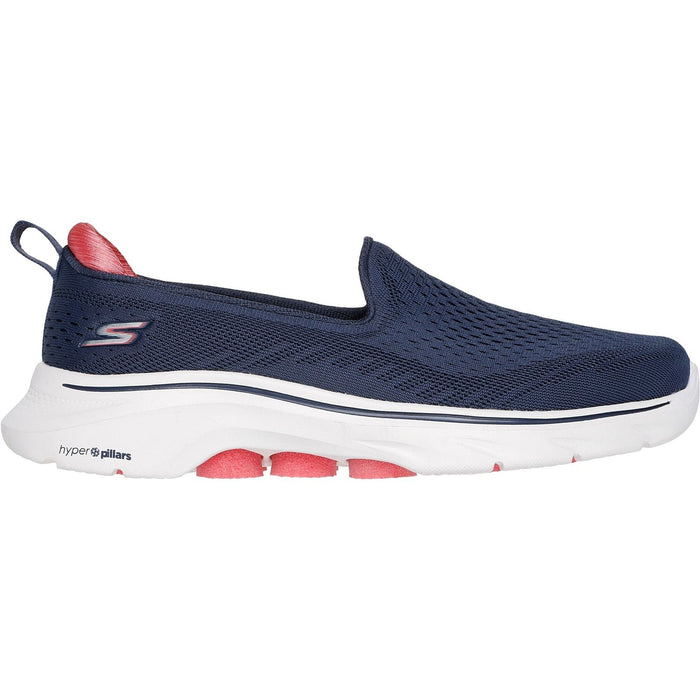 Skechers Womens GO WALK 7 - Vina Shoe Navy/Coral