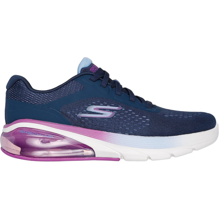 Skechers Womens Go Walk Air 3.0 Trainers Navy/Purple