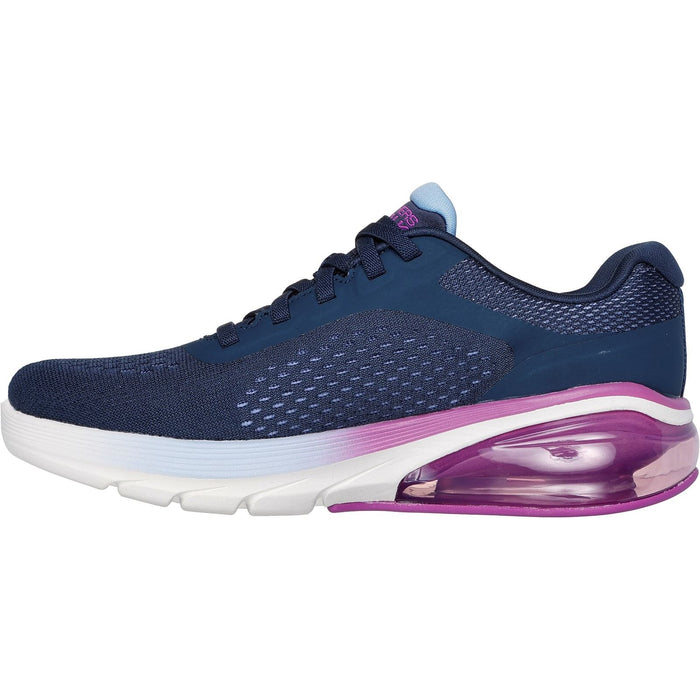 Skechers Womens Go Walk Air 3.0 Trainers Navy/Purple