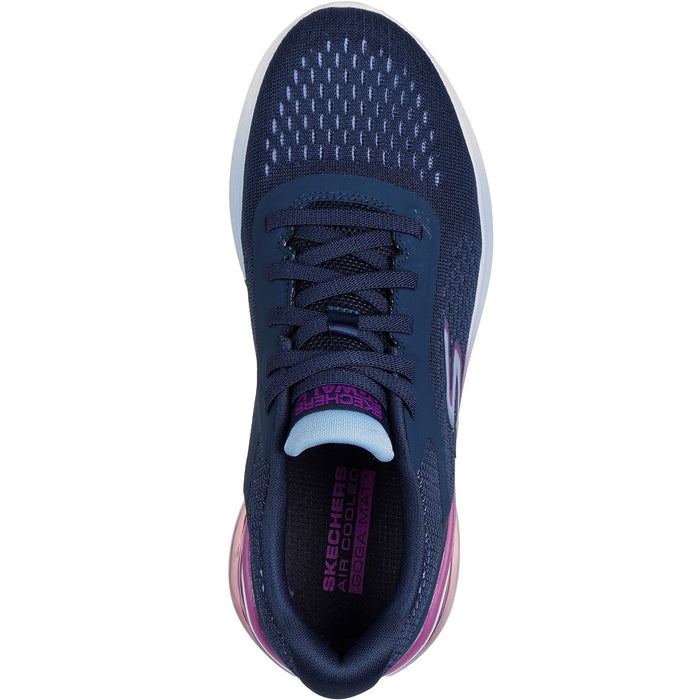 Skechers Womens Go Walk Air 3.0 Trainers Navy/Purple