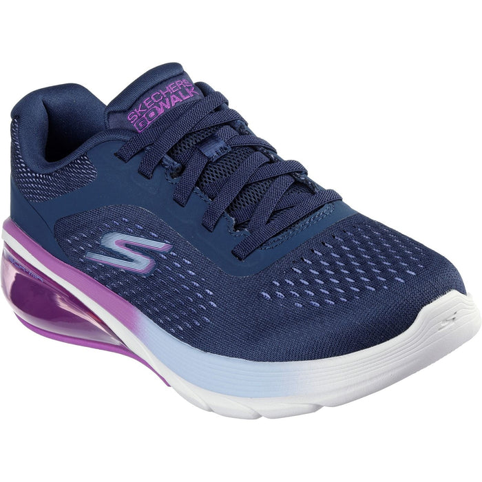 Skechers Womens Go Walk Air 3.0 Trainers Navy/Purple