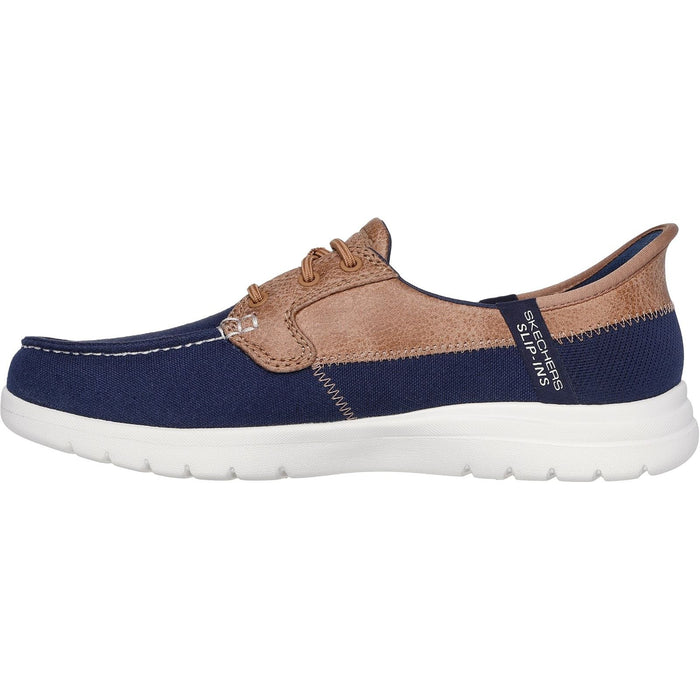 Skechers Womens Palmilla Boat Shoe Navy