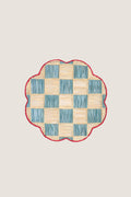 Sky Blue Gingham Cloud Placemat
