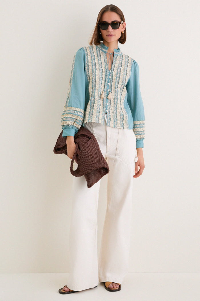 Sky Kirsten Print Long Sleeve Top