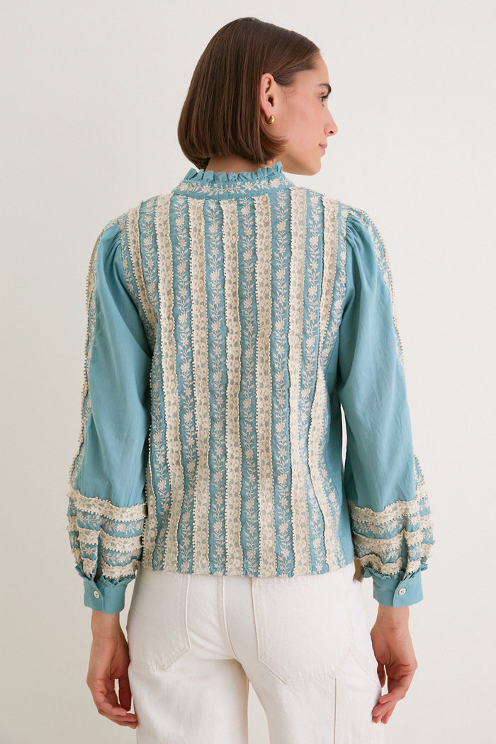 Sky Kirsten Print Long Sleeve Top