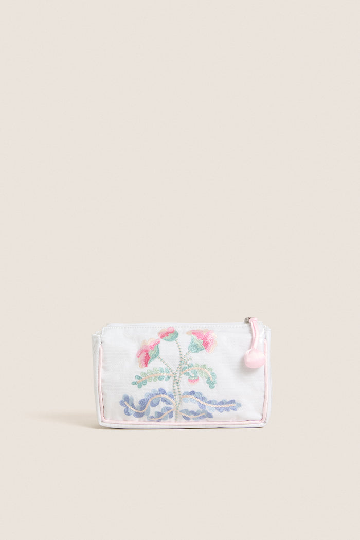 Small Carnation Makeup Bag