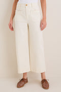 Stone Chino Wide Leg Davis Pants