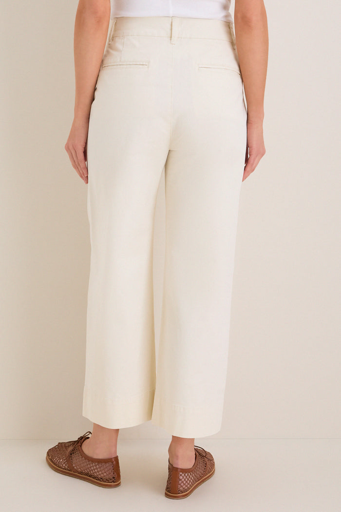 Stone Chino Wide Leg Davis Pants
