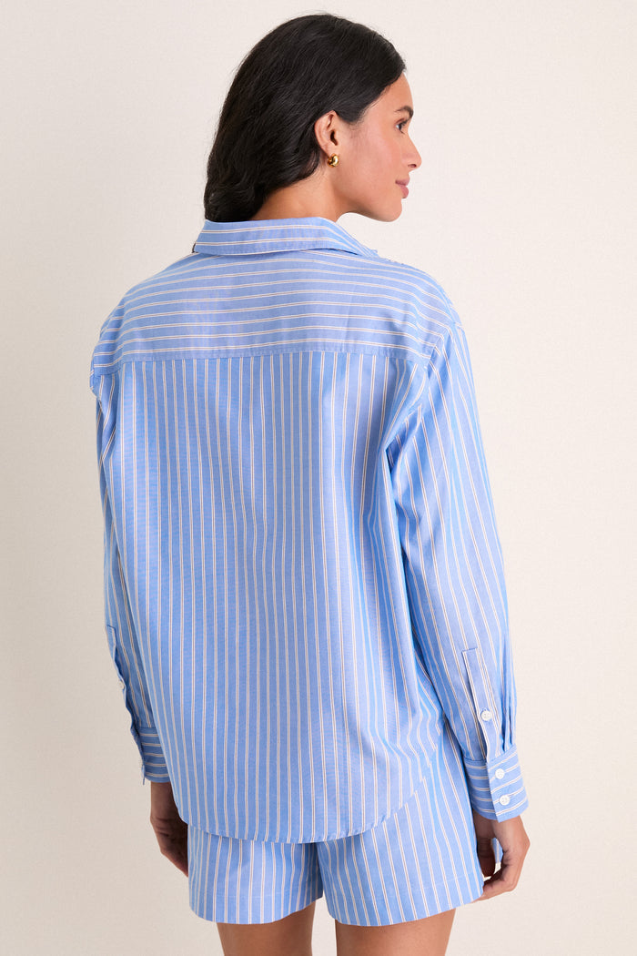 Stormy Stripe Nadine Button Down