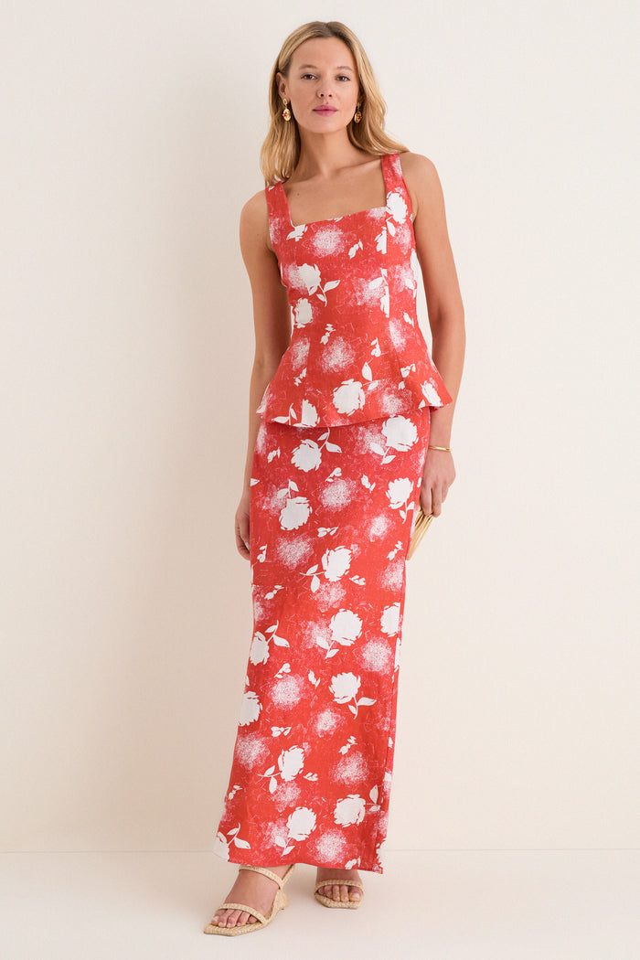 Sunrose Rosso Mina Top
