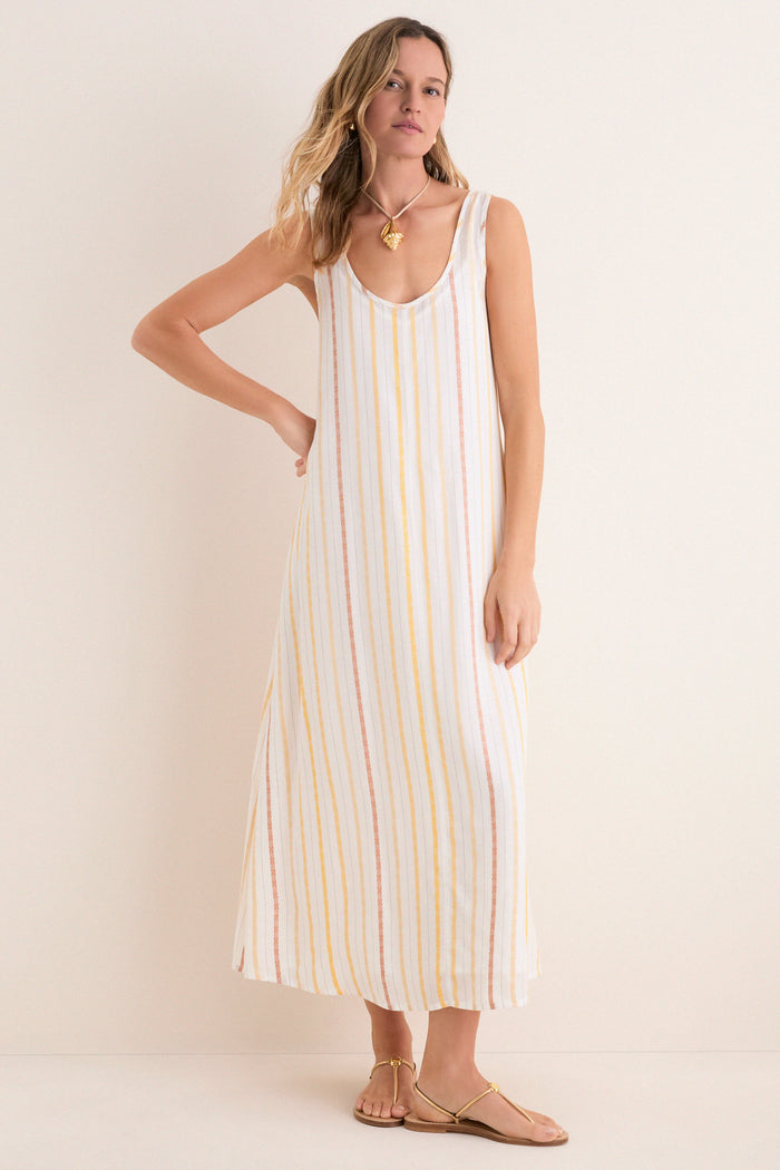 Sunset Stripe Hawes Dress