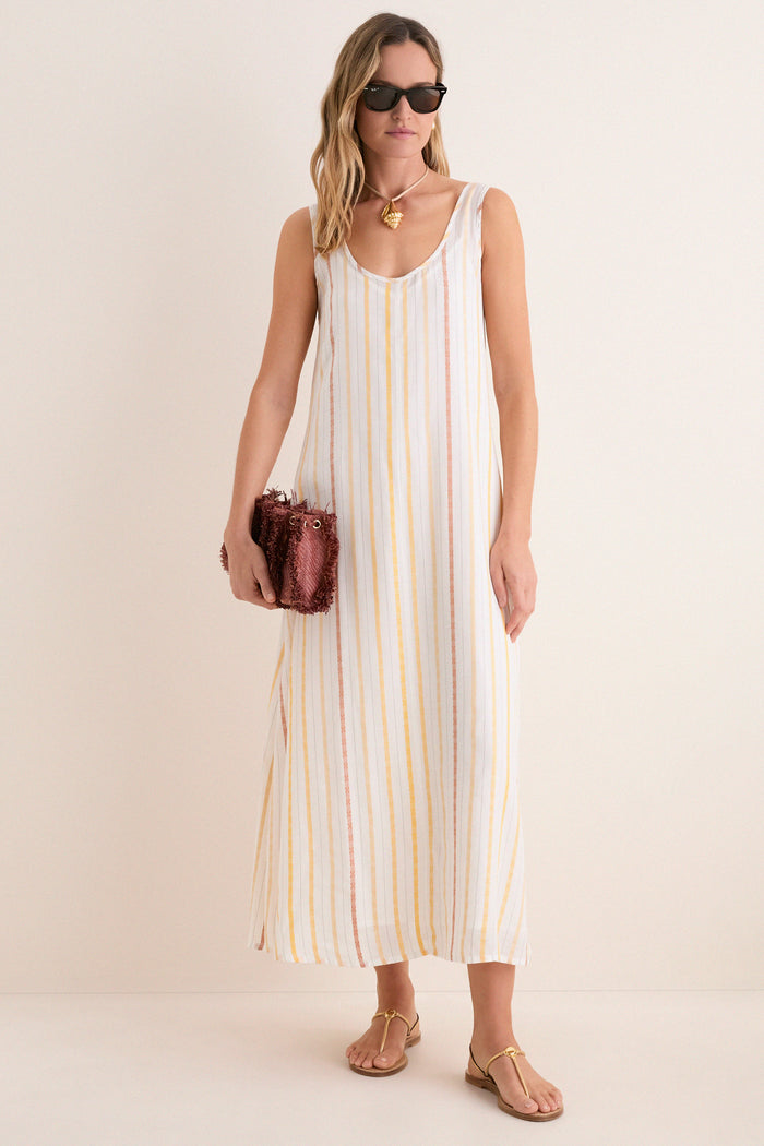 Sunset Stripe Hawes Dress
