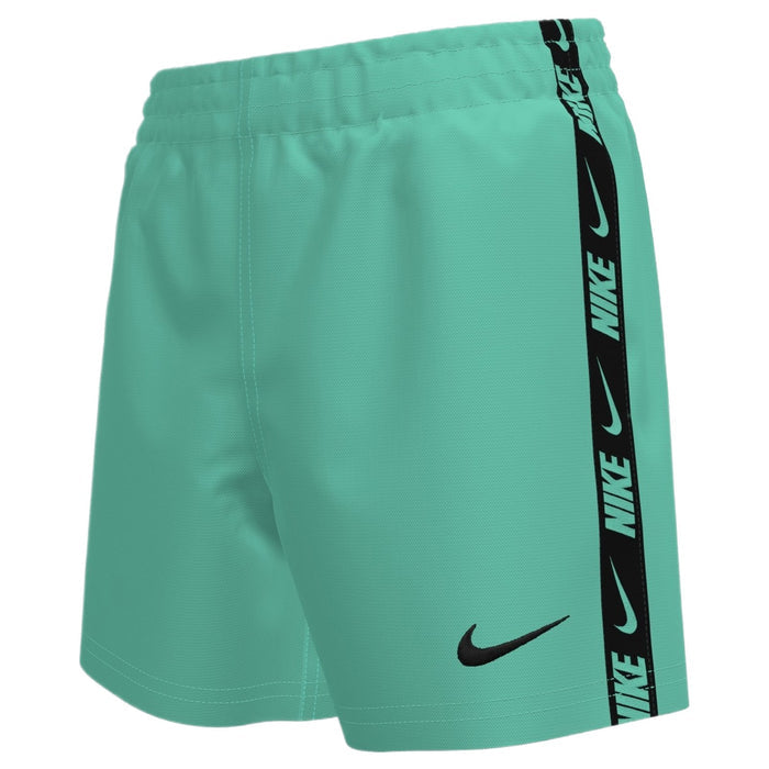 Nike Swim Breaker Logo Tape Kids 4" Brief-Lined Volley Short