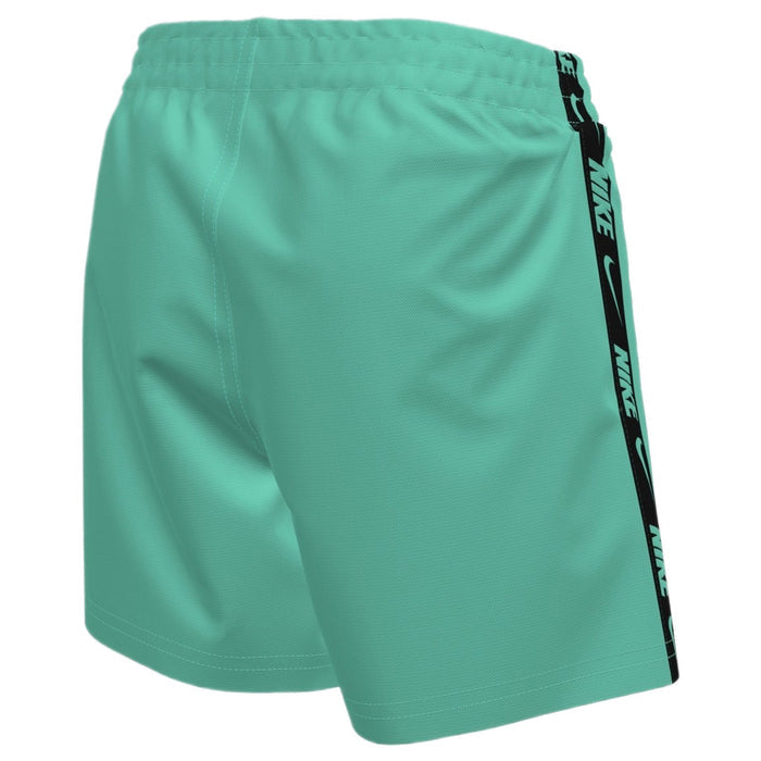 Nike Swim Breaker Logo Tape Kids 4" Brief-Lined Volley Short