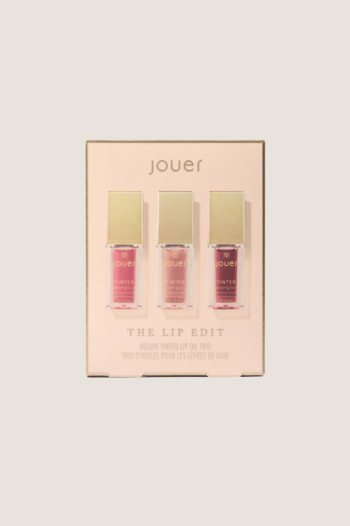 The Lip Edit Deluxe Tinted Lip Oil Trio