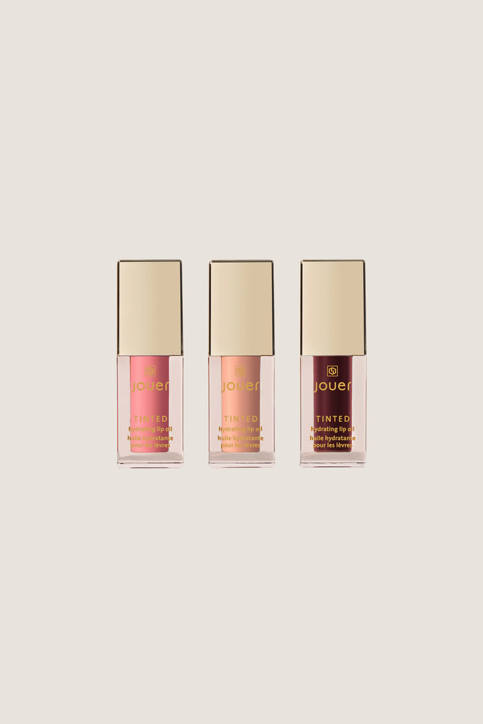 The Lip Edit Deluxe Tinted Lip Oil Trio