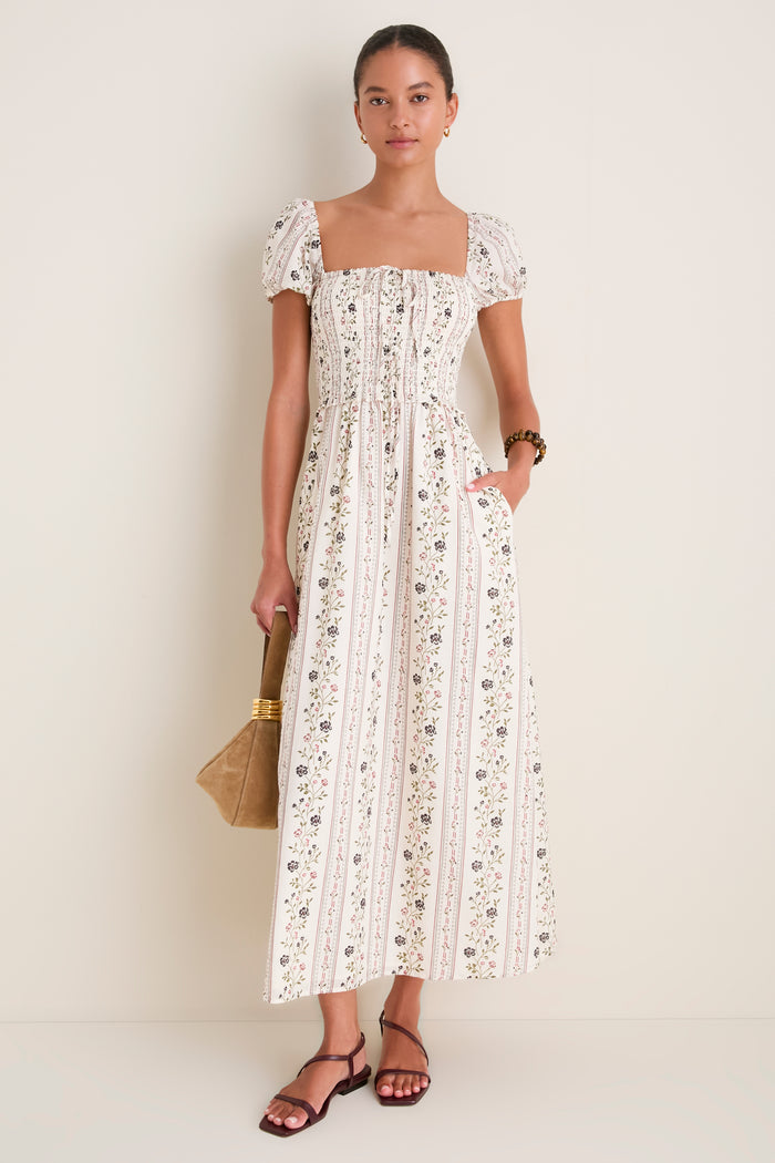 Thyme Floral Aster Nap Dress