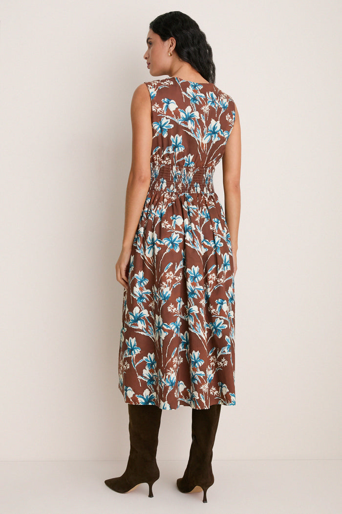 Tiger Lily Floral Elvie Midi Dress