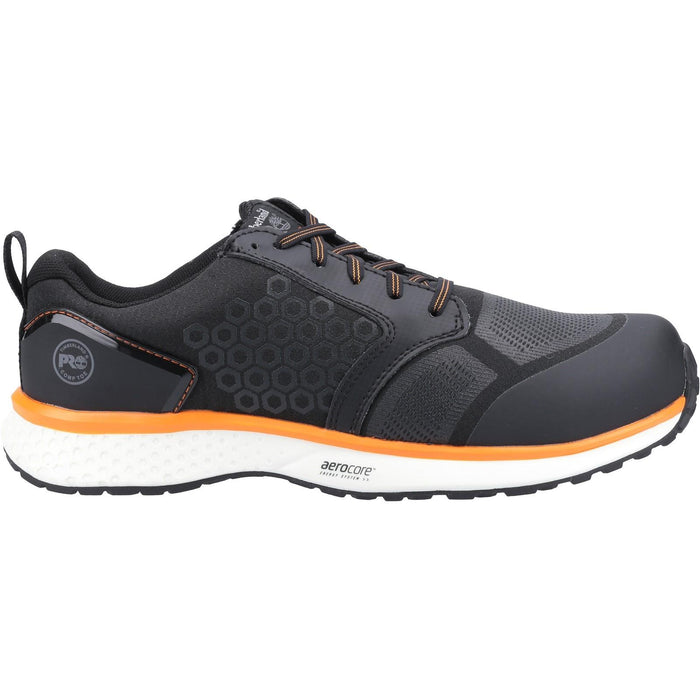 Timberland Pro Mens Reaxion Composite Safety Trainer Black/Orange