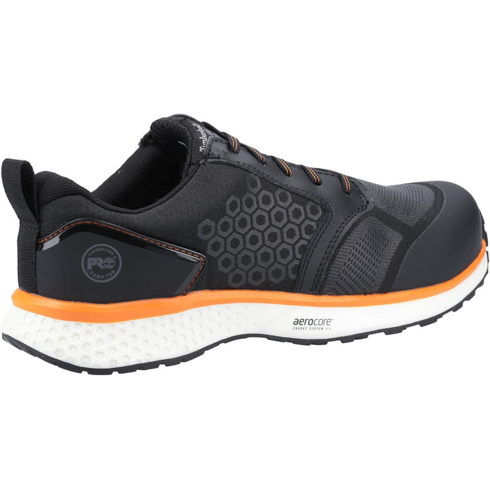 Timberland Pro Mens Reaxion Composite Safety Trainer Black/Orange