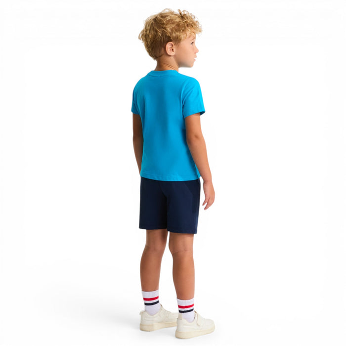 TNF Boys BOX NSE PLAY REG Short Set Blue