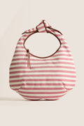 Tomato Stripe Josie Knot Bag