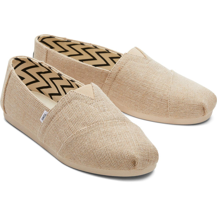 TOMS Mens Alpargata Shoes Natural Undyed
