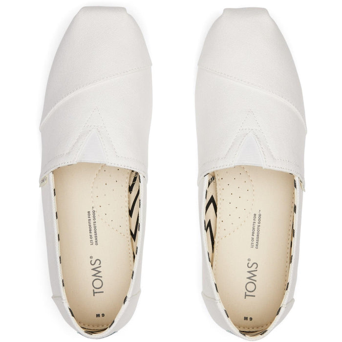 TOMS Mens Alpargata Shoes White