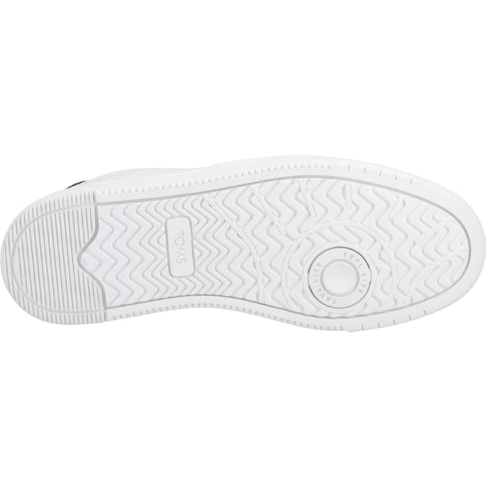 TOMS Mens TRVL LITE Court Trainer White/Black