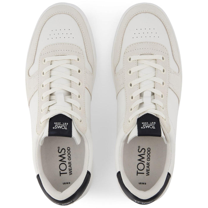 TOMS Mens TRVL LITE Court Trainer White/Black