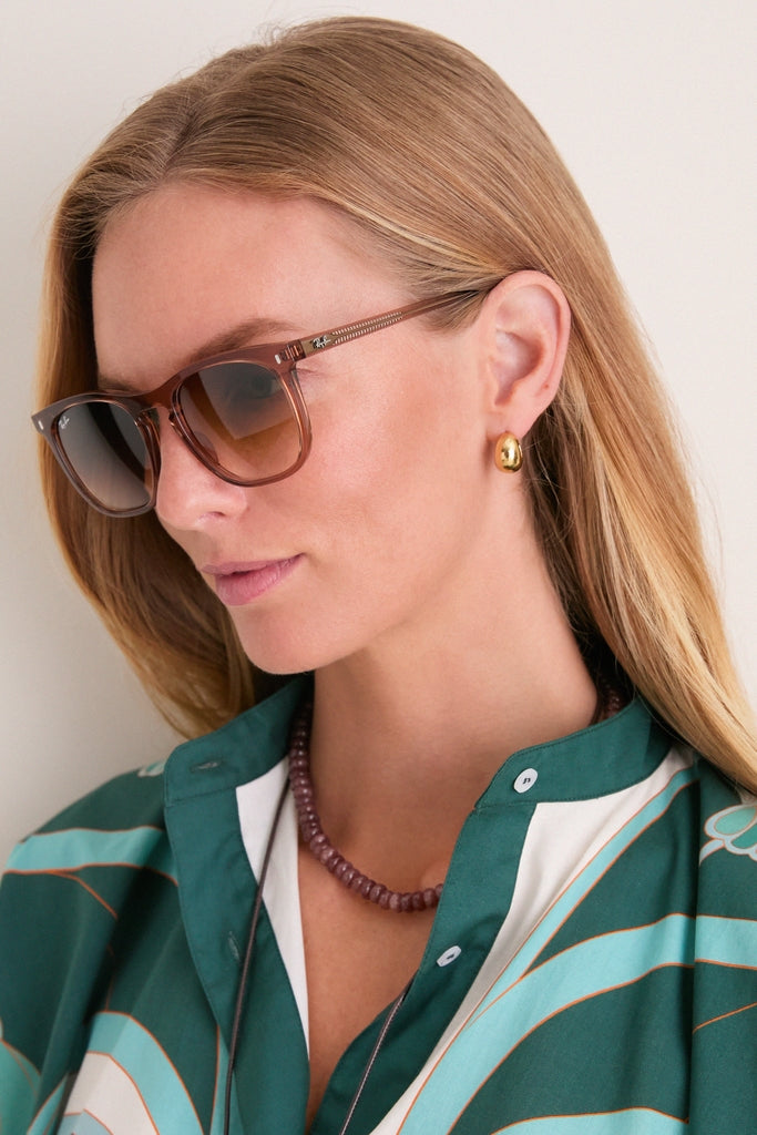 Transparent Brown RB2210 Sunglasses