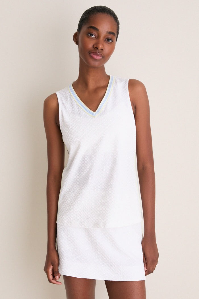 Trellis Meyer V-Neck