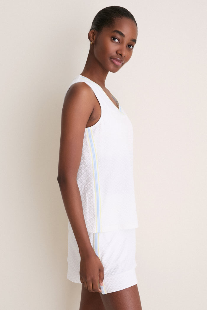 Trellis Meyer V-Neck